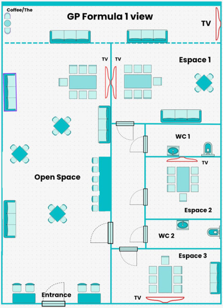 Grand Prix Formule 1 - Terrasse 22 Places - 3