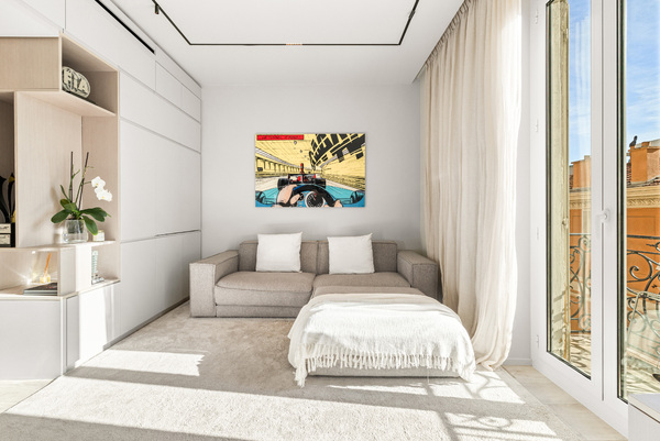 Renovated 3-room apartment in La Condamine, not under law - 3