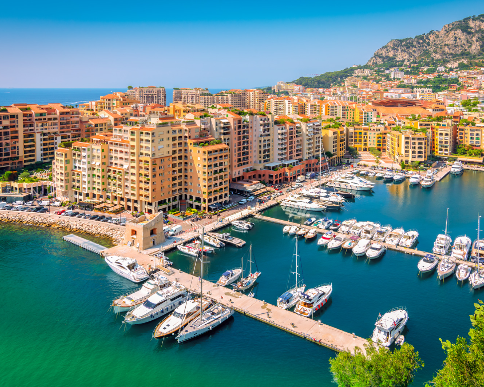 Bannière de l'accueil - Vue de Monaco Fontvieille